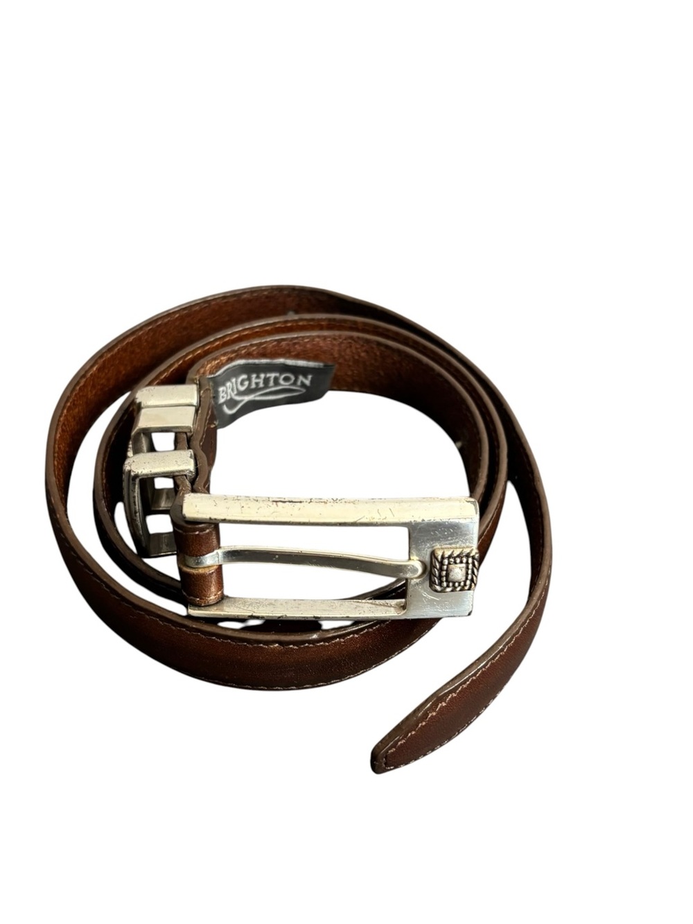 Brighton belts for women’s Brown Leather Size L(34).